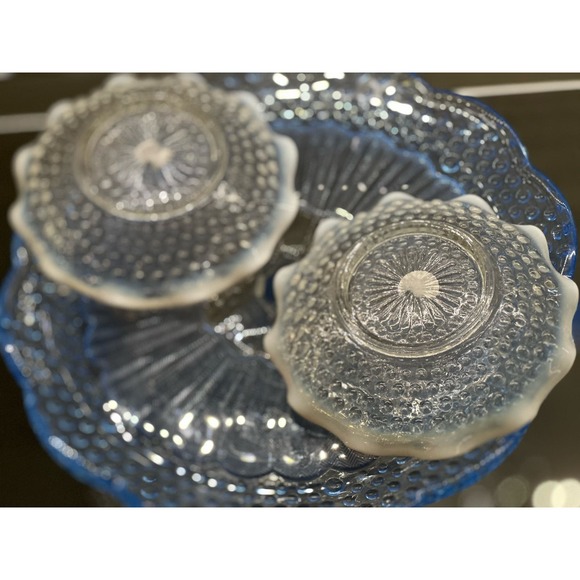 1940´s Moonstone Clear & White Opalescent by ANCHOR...